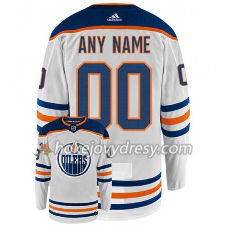 Pánské Hokejový Dres Edmonton Oilers Personalizované Adidas Bílá Authentic